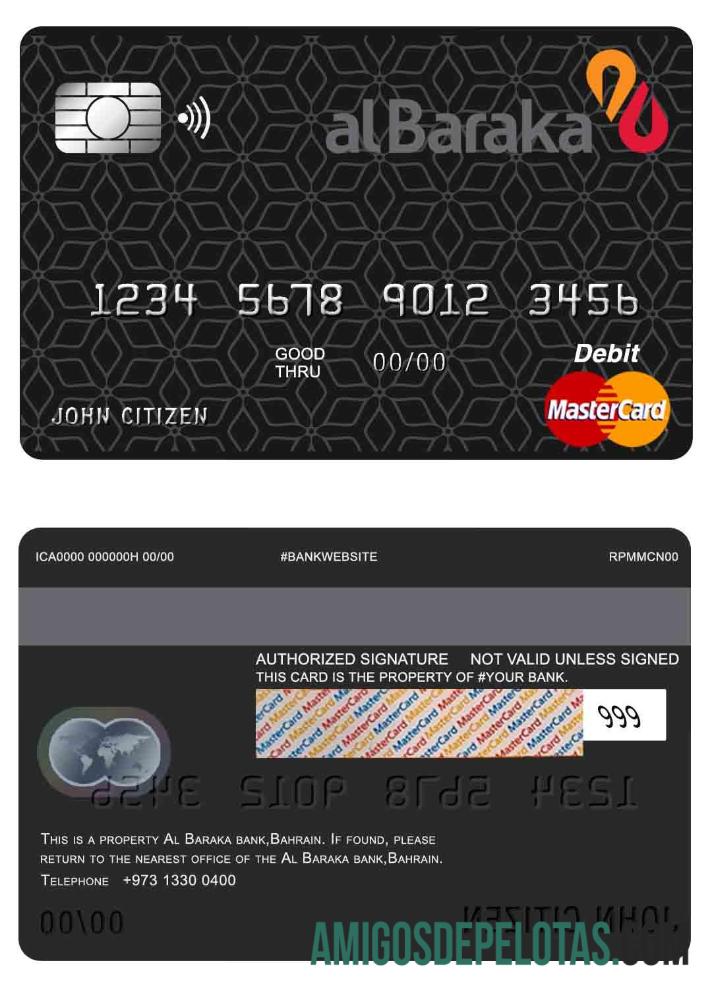 Bahrain Al Baraka bank mastercard pratinjau