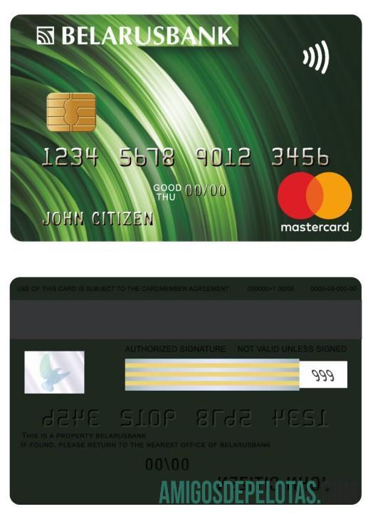 Belarus bank mastercard makering
