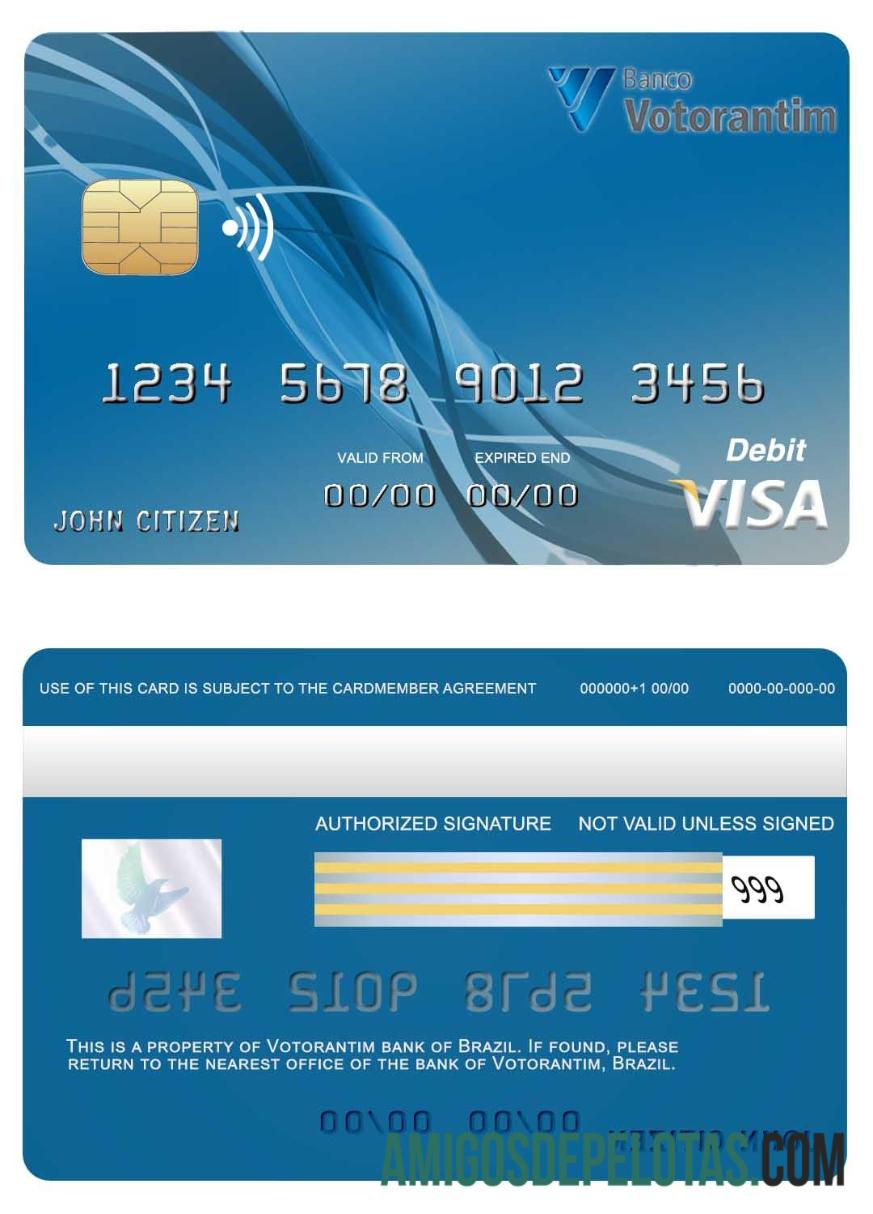 Brasil Votorantim bank visa kartu pratinjau
