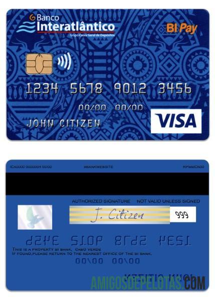 Tanjung Verde Banco Interatlantico bank BI Pay visa kartu makering