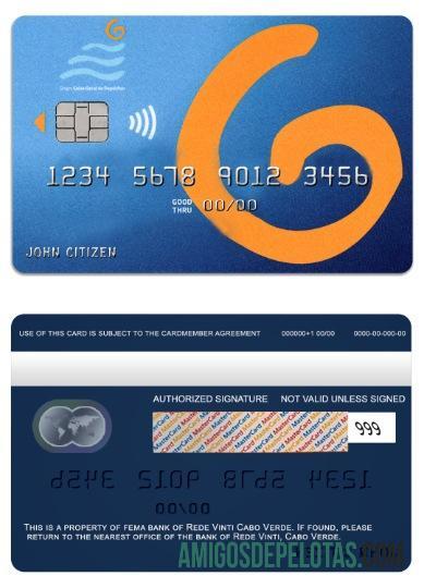 Tanjung Verde Rede Vinti bank visa kartu templat