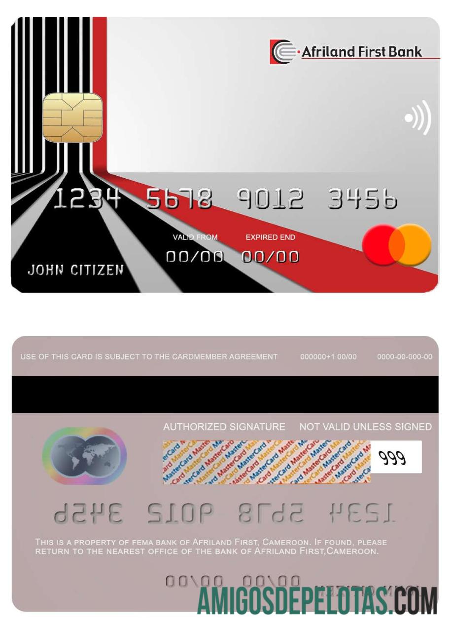Kamerun Afriland First bank mastercard pratinjau