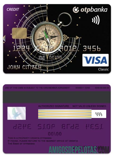 Kroasia OTP banka visa Classic Biaya kartu pratinjau