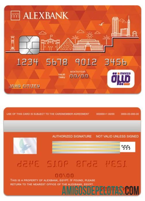 Mesir Alexbank mezza kartu desain