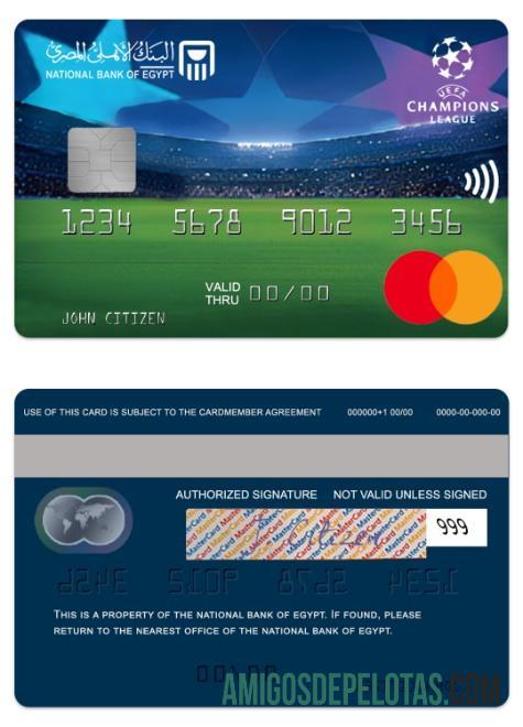 Mesir nasional bank of Mesir UEFA Champions League mastercard pratinjau