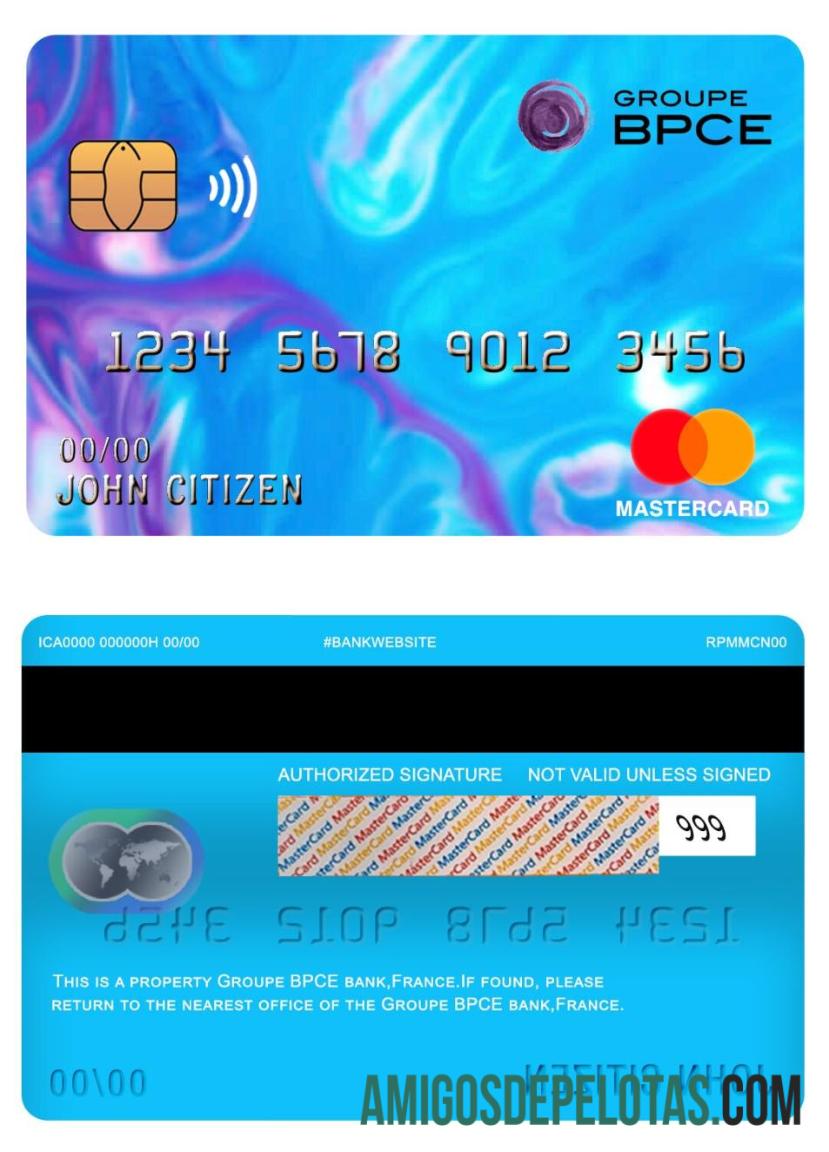 Prancis Groupe BPCE bank mastercard pratinjau