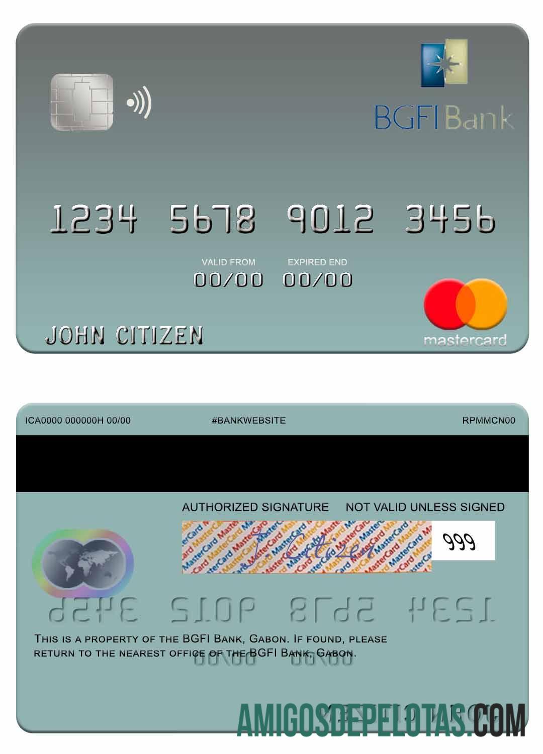 Gabon BGFI bank mastercard pratinjau