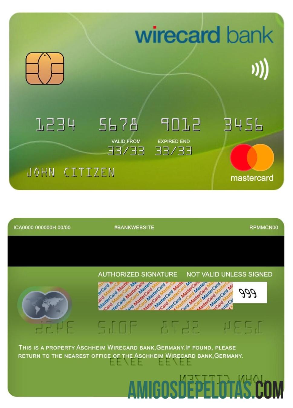 Jerman Aschheim Wirecard bank mastercard desain
