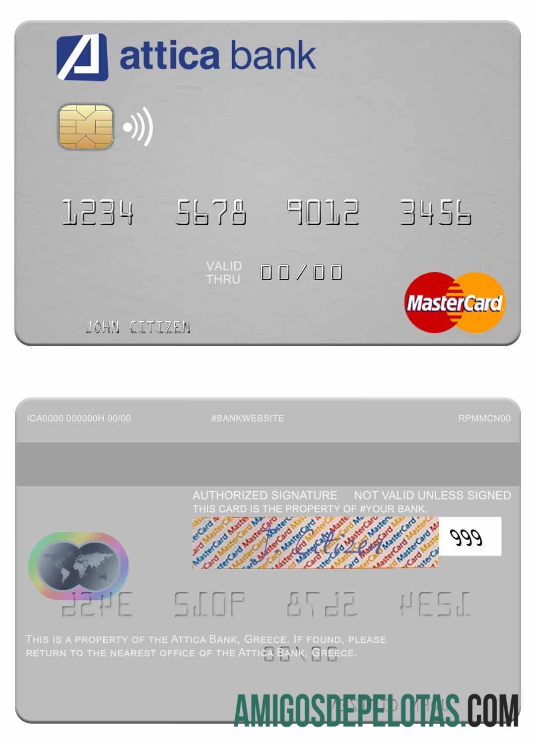 Yunani Attica bank mastercard pratinjau