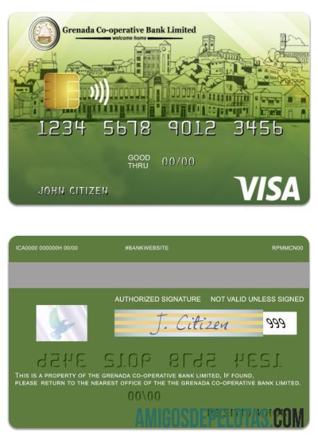 Grenada Co operative bank limited visa classic Kredit kartu pratinjau