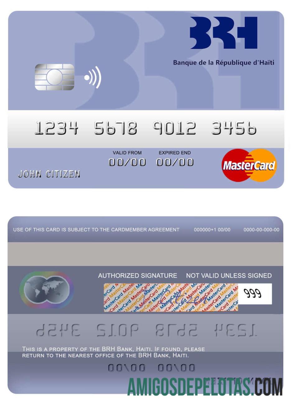Haiti BRH bank mastercard makering