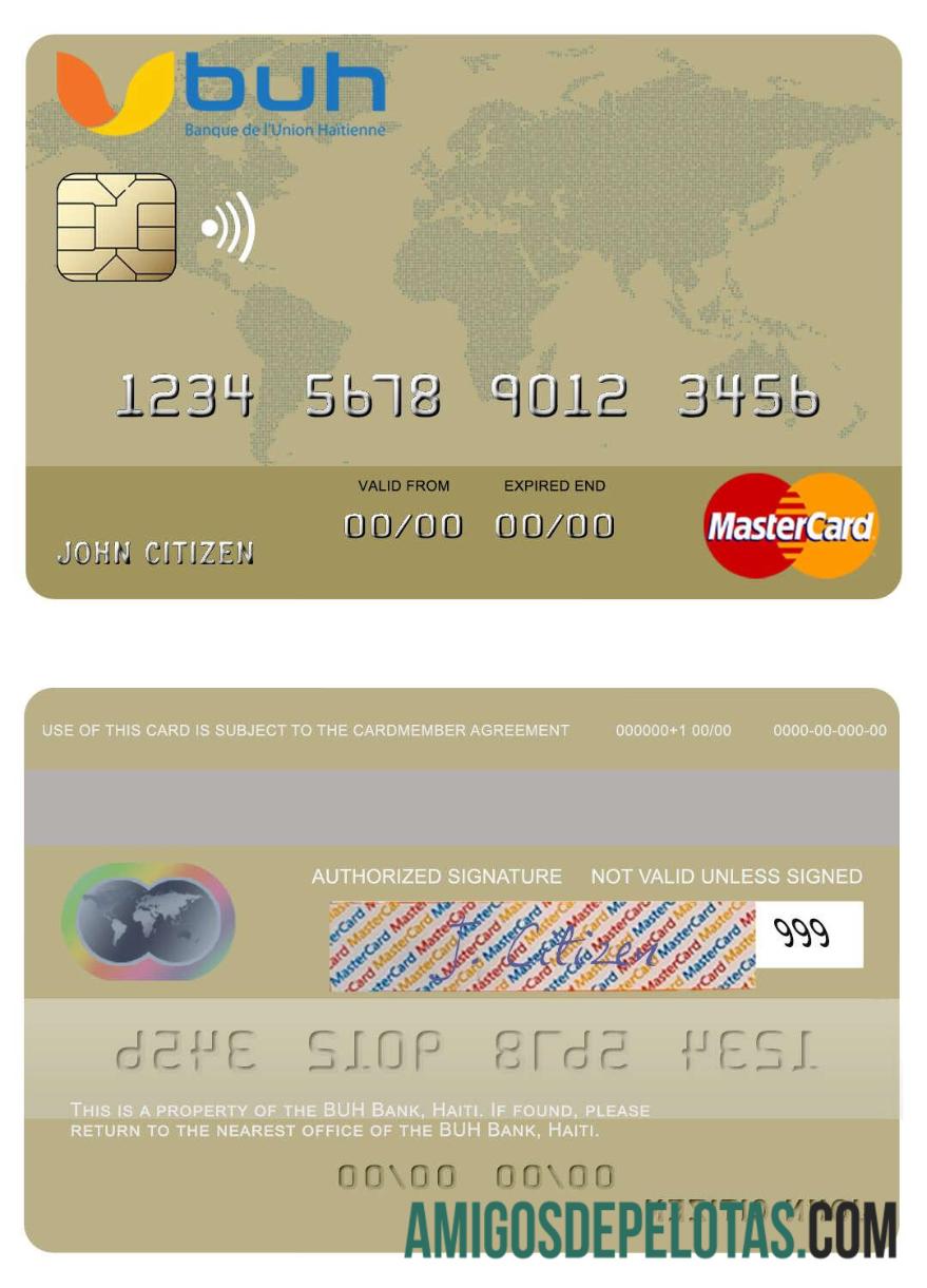 Haiti BUH bank mastercard pratinjau