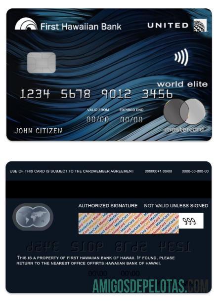 Hawaii United Kredit mastercard pratinjau