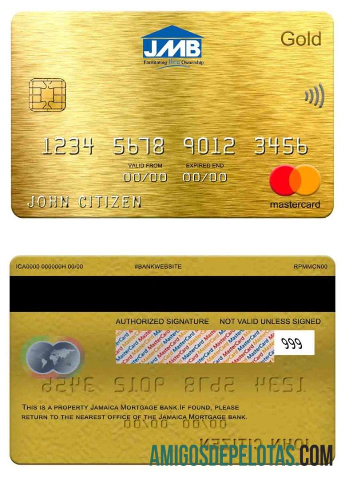 Jamaika Hipotik bank mastercard gold makering