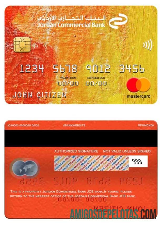 Yordania komersial bank JCB bank mastercard pratinjau