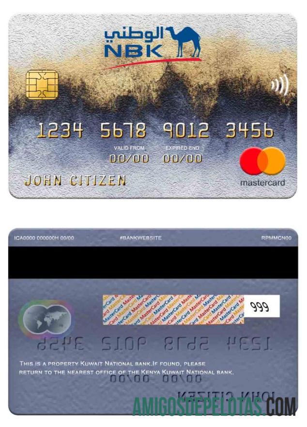 Kuwait nasional bank mastercard makering