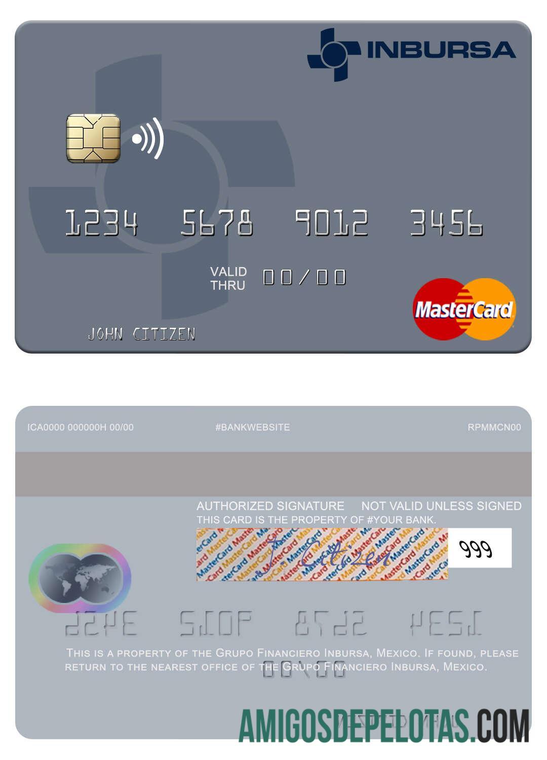 Meksiko Grupo Financiero Inbursa mastercard makering