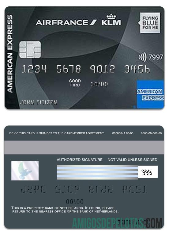 Belanda bank of Belanda American Express Flying biru Platinum desain