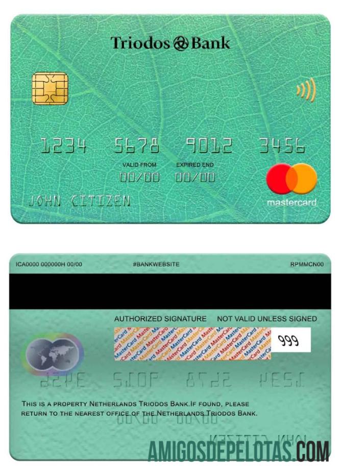 Belanda Triodos bank mastercard pratinjau