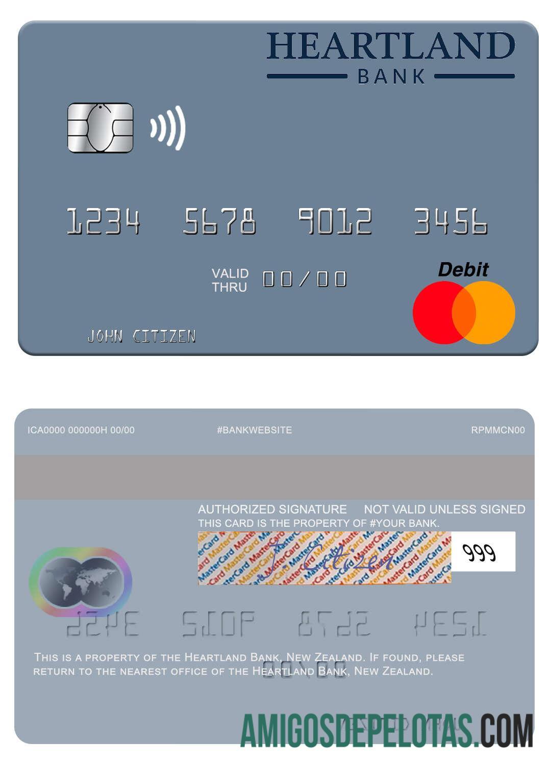 Selandia Baru Heartland bank mastercard pratinjau