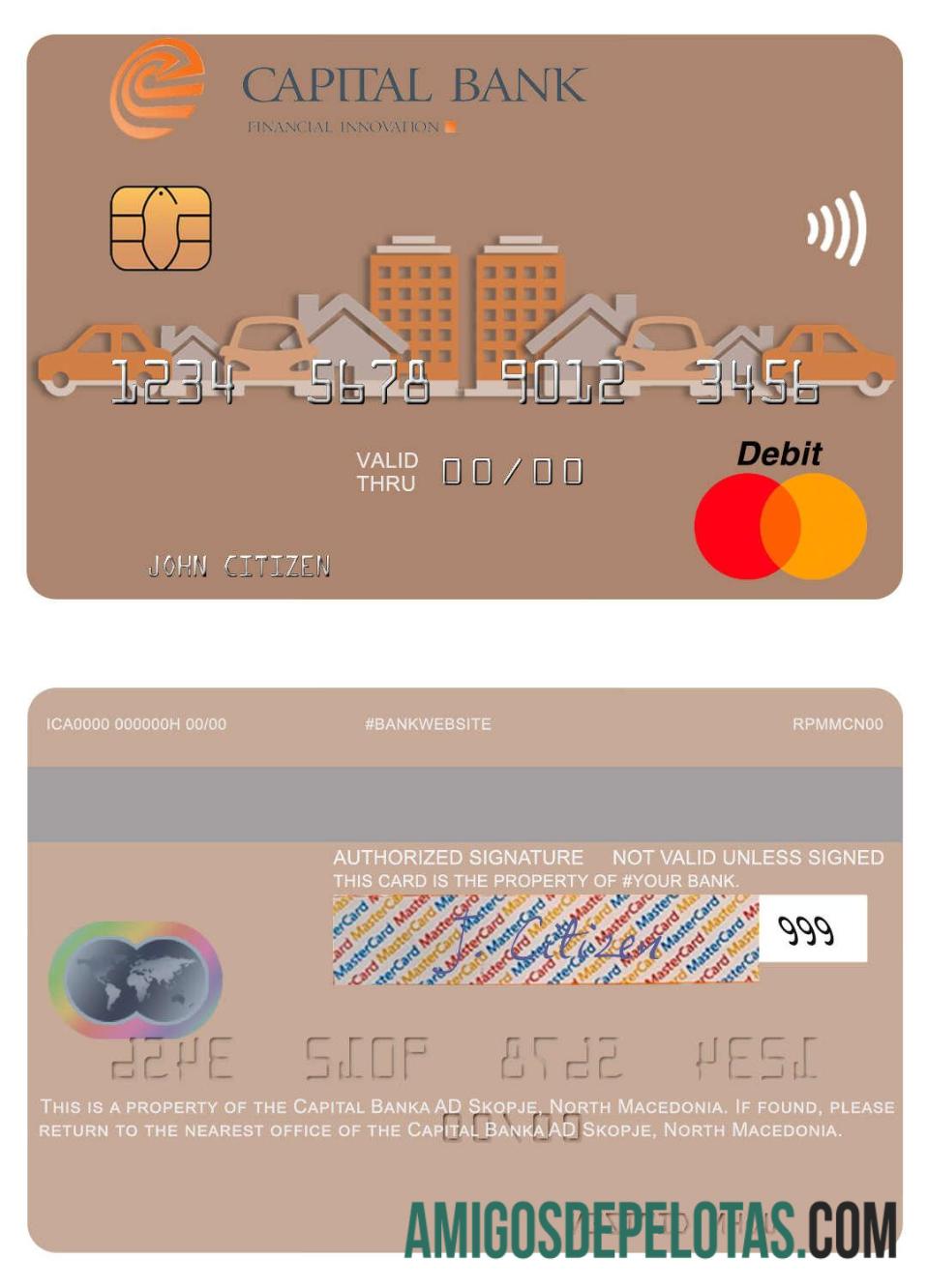 Makedonia Utara Capital Banka AD Skopje mastercard pratinjau
