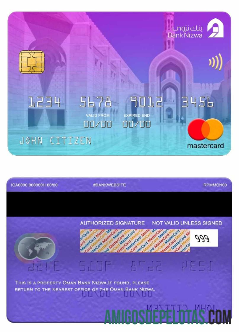 Oman bank Nizwa mastercard pratinjau