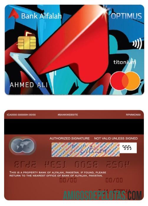 Pakistan bank of Alfalah optimus Kredit mastercard pratinjau