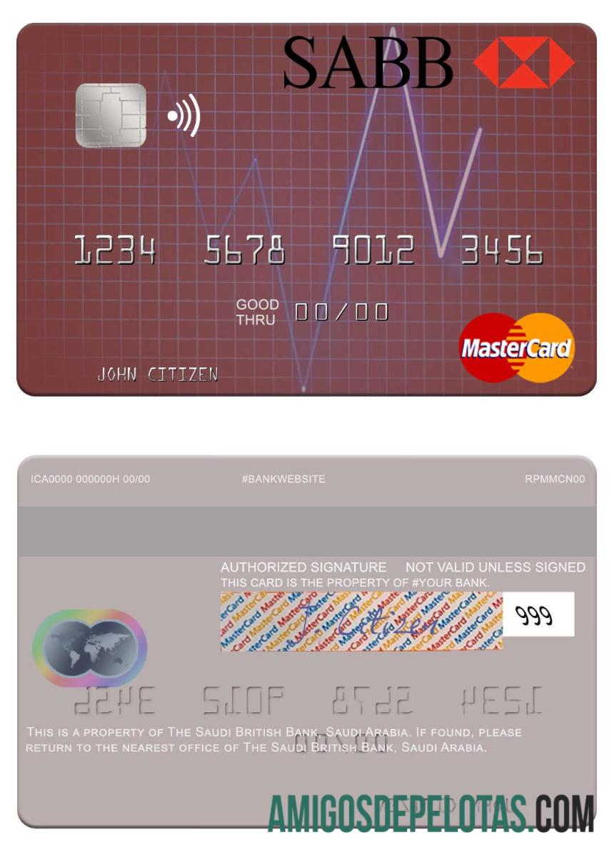 Arab Arab Saudi The Arab Saudi British bank mastercard templat