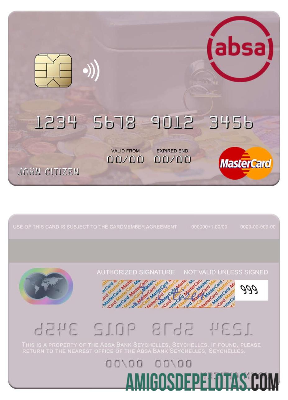 Seychelles Absa bank Seychelles mastercard pratinjau