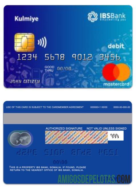 Somalia IBS bank Kulmiye Debit mastercard pratinjau
