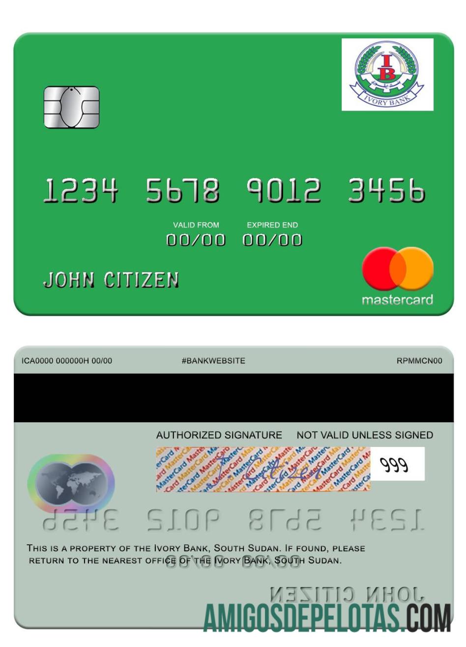 Sudan Selatan Ivory bank mastercard pratinjau
