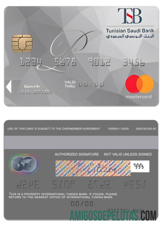 Tunisia International Tunisia bank nasional platinum mastercard pratinjau