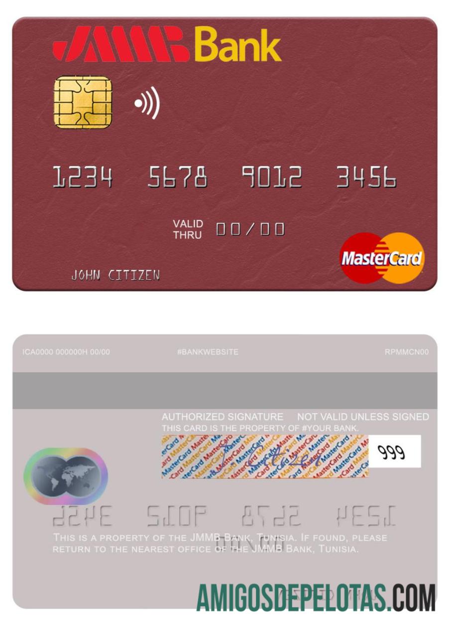 Tunisia JMMB bank mastercard pratinjau
