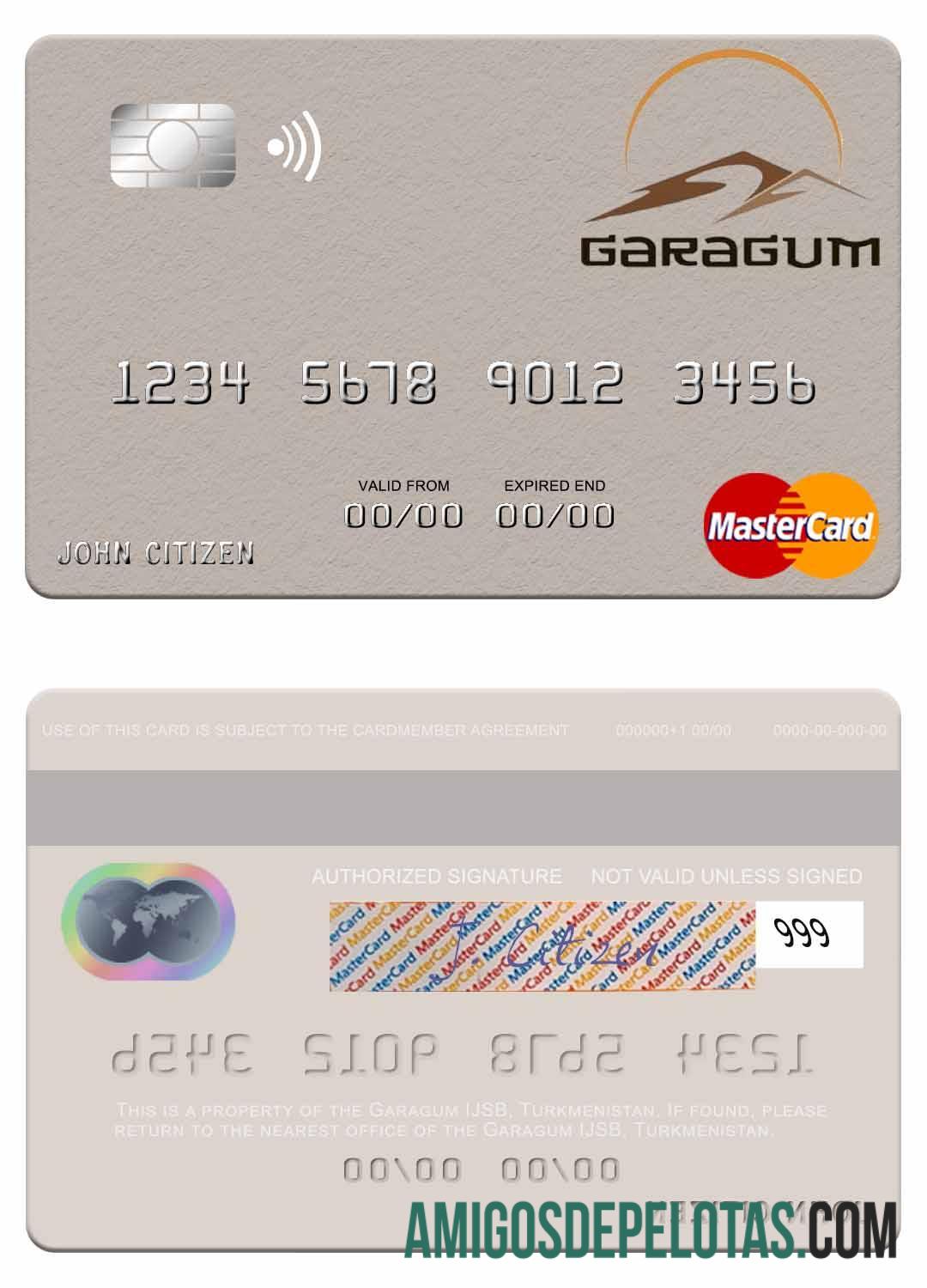 Turkmenistan Garagum IJSB mastercard pratinjau
