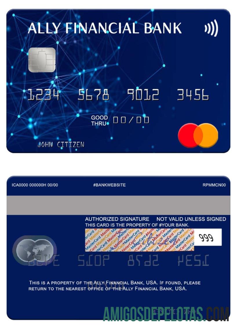 AS Ally Financial bank mastercard pratinjau