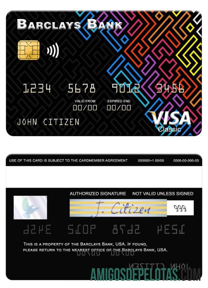 AS Barclays bank visa kartu makering
