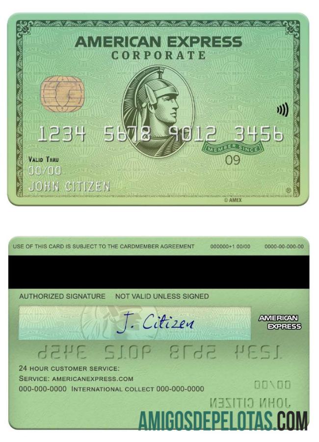 AS California Varo bank amex hijau kartu pratinjau