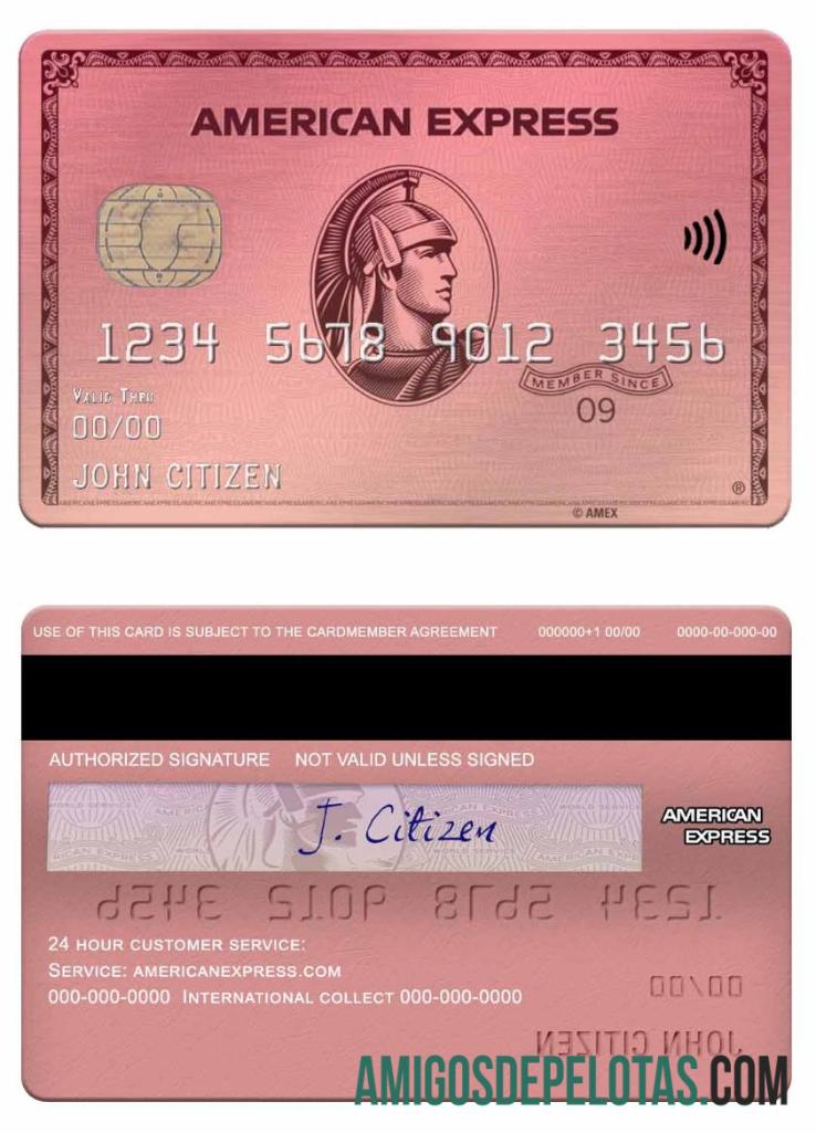 AS Capital One bank amex rose gold kartu pratinjau