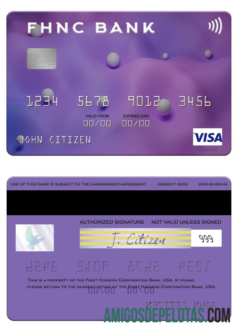 AS First Horizon nasional Corporation bank visa kartu makering