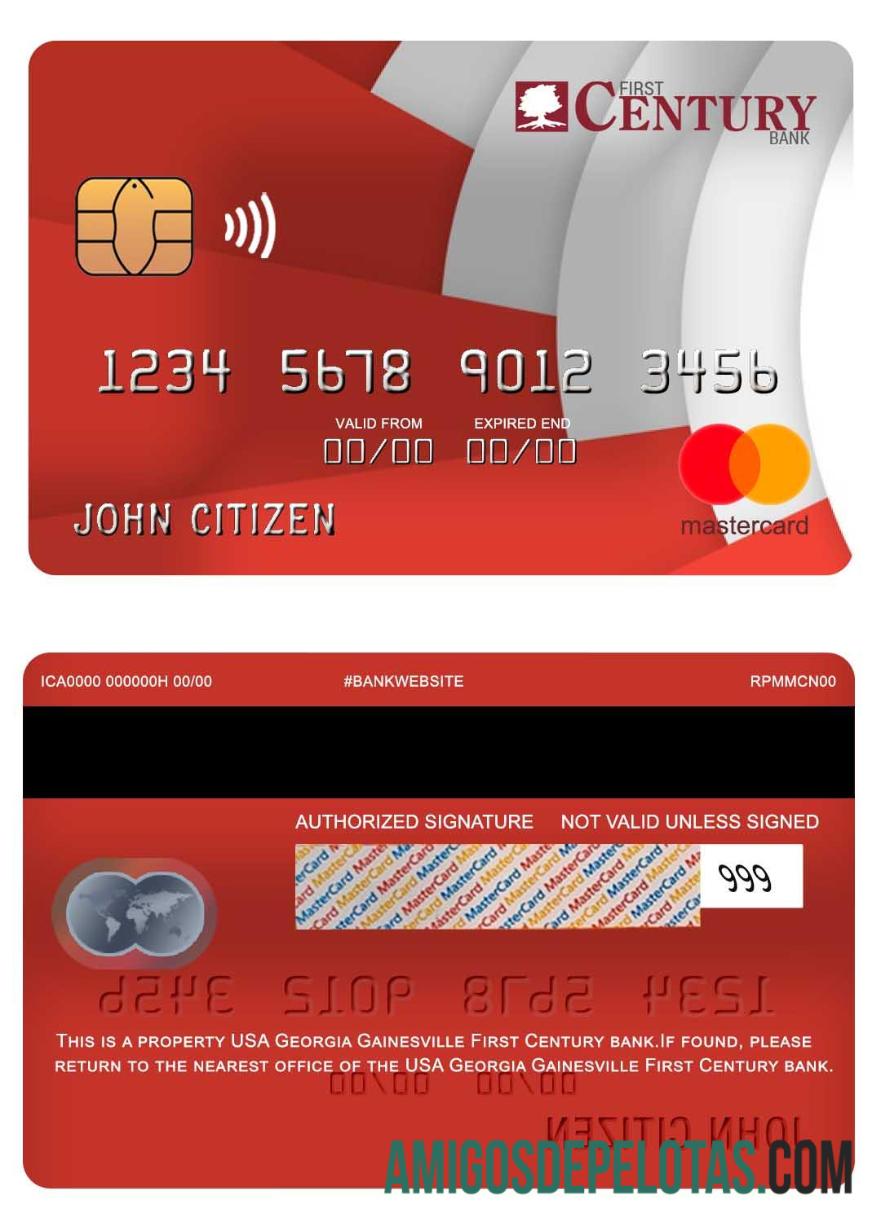 AS Georgia Gainesville First Century bank mastercard pratinjau
