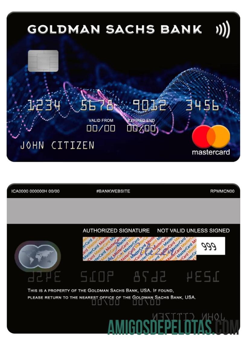AS Goldman Sachs bank mastercard pratinjau