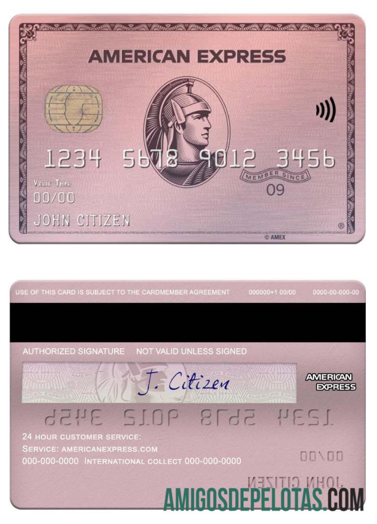 AS Indiana Centier bank american express rose gold kartu pratinjau