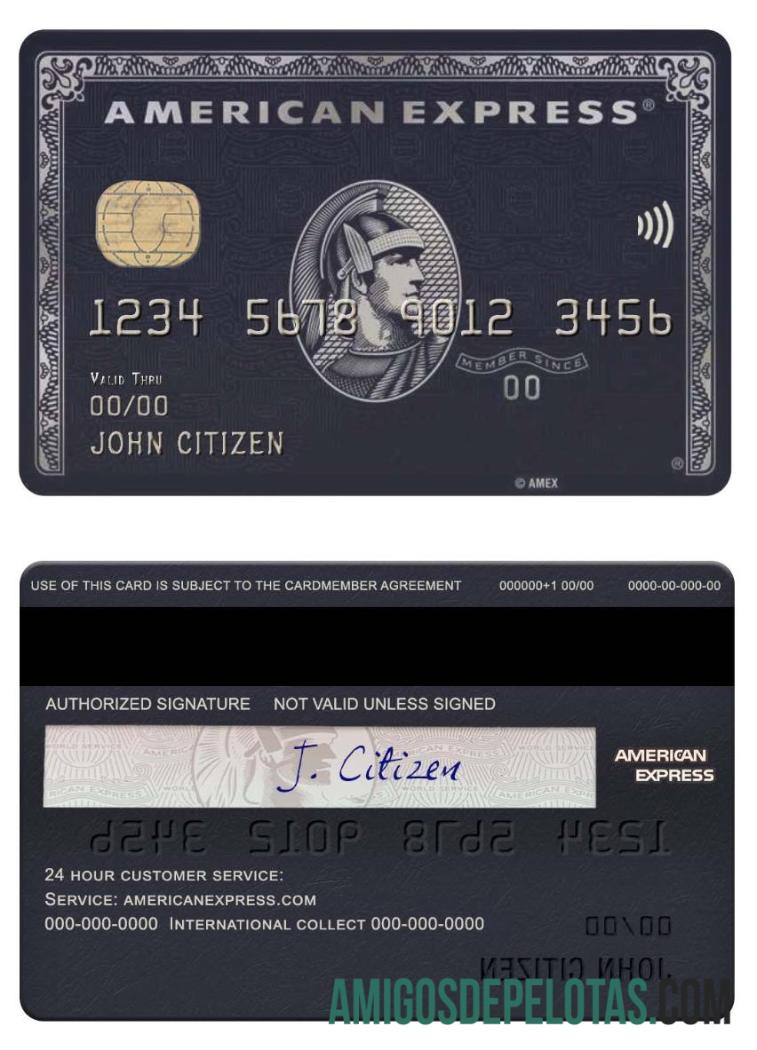 AS JP Morgan Chase bank american express black kartu desain