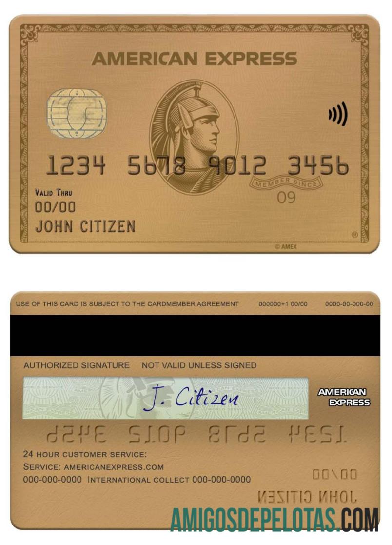AS Maryland Howard Personal bank american express gold kartu makering