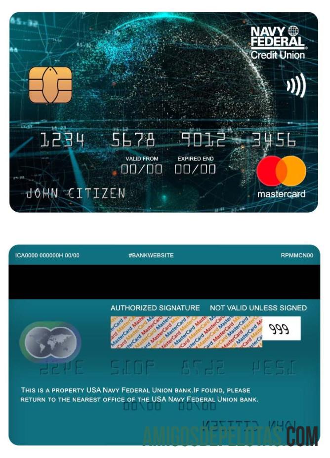 AS Navy Federal serikat bank mastercard makering