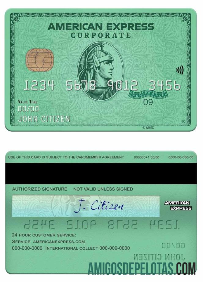 AS Nebraska Five Points bank amex hijau kartu pratinjau