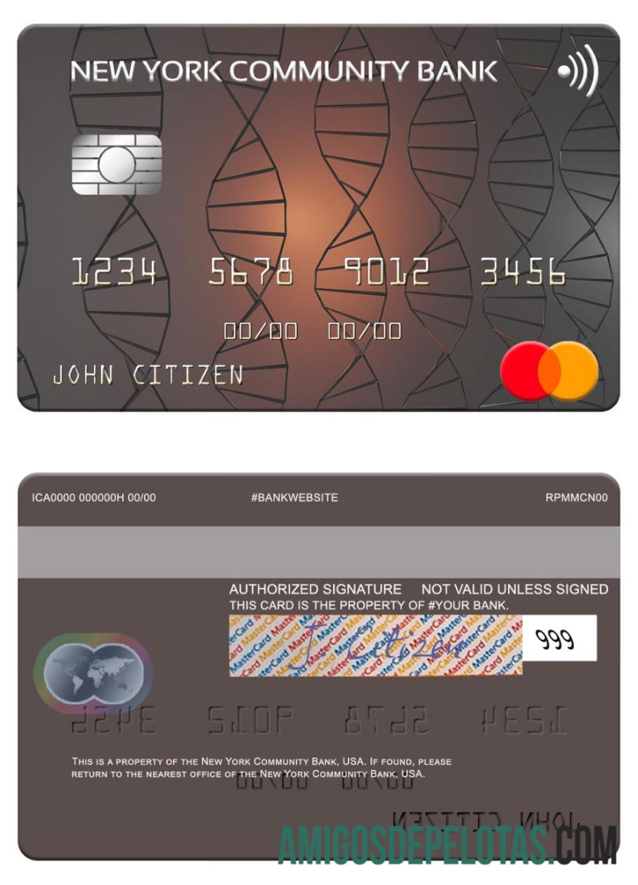 AS Baru York Community bank mastercard pratinjau