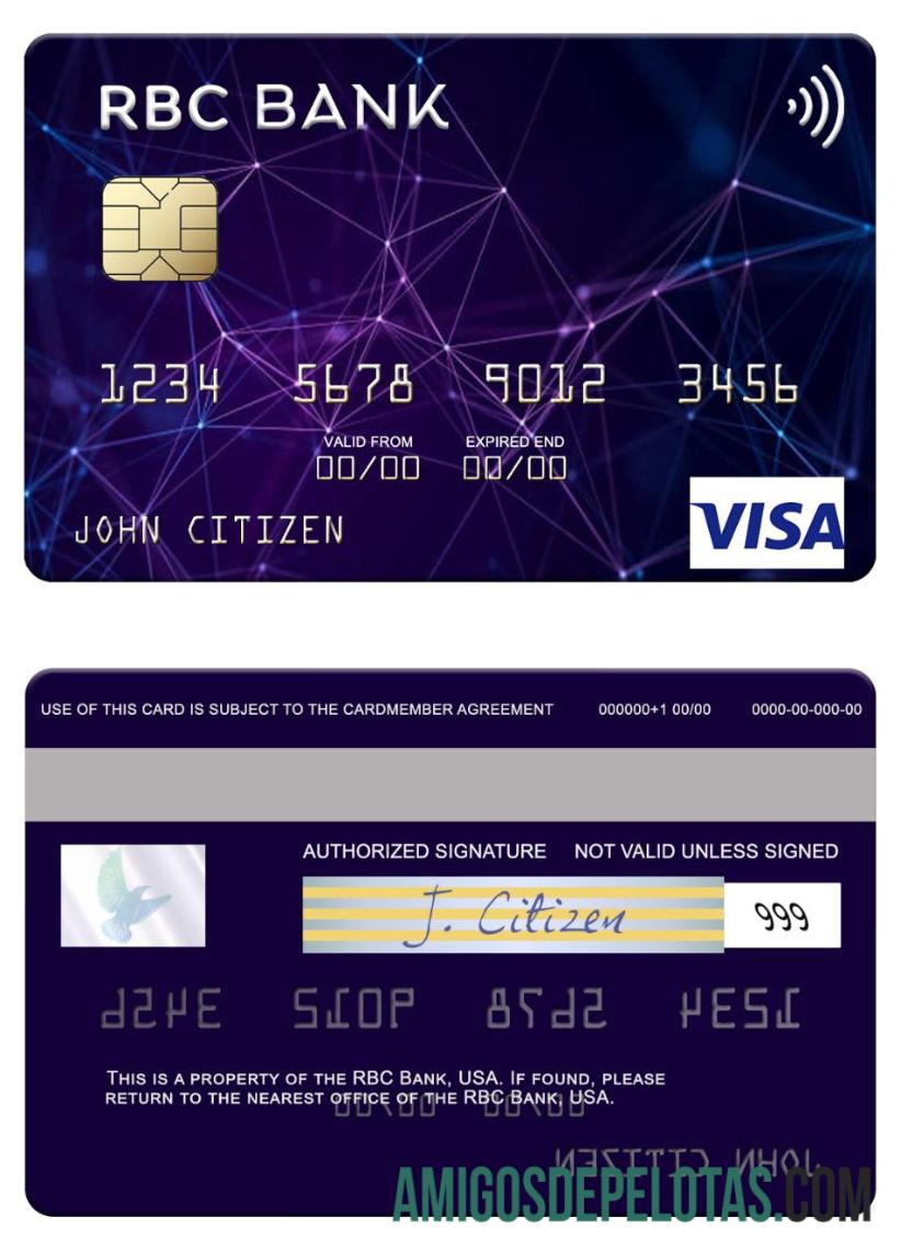 AS RBC bank visa kartu pratinjau