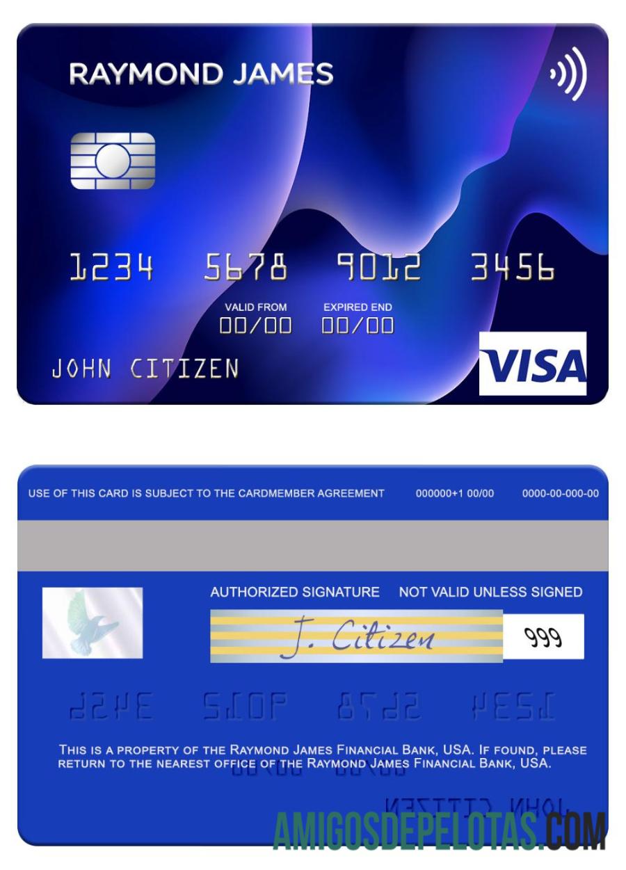 AS Raymond James Financial bank visa kartu pratinjau