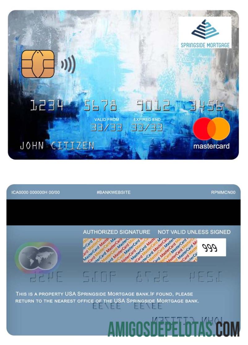 AS Springside Hipotik bank mastercard makering